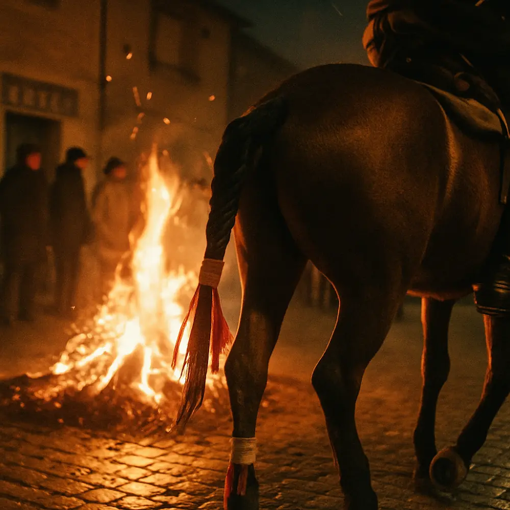 In This Spanish Village, Horses Leap Through Bonfires Every January